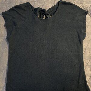 Bobeau Women’s Top, Size Medium, Dark Gray/Blue